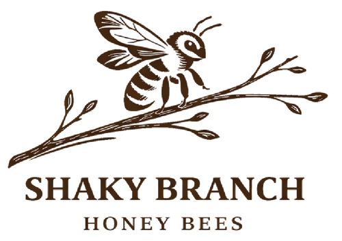 Shaky Branch Honey Bees logo