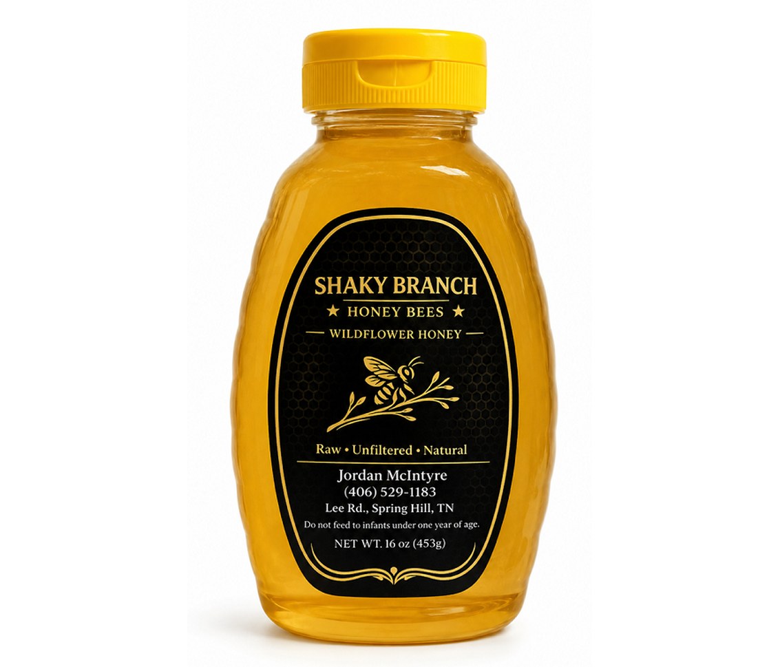 16 oz Wildflower Honey